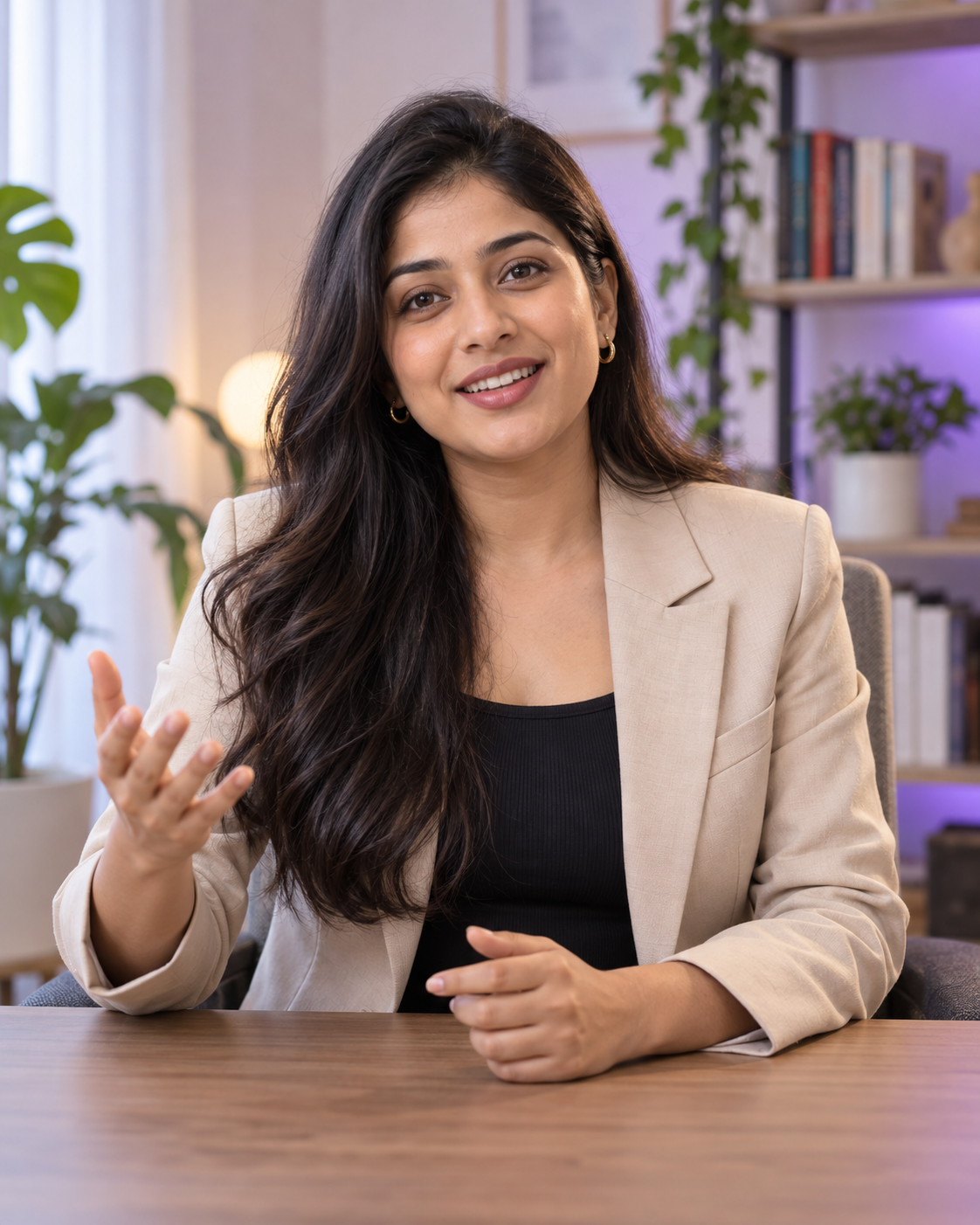 AI-generated fictional career coach Aanya Sharma